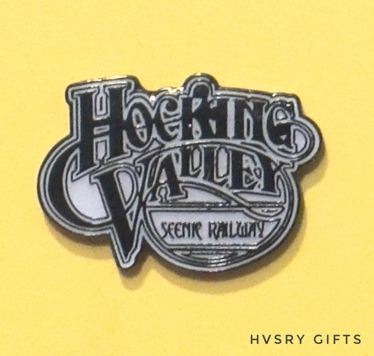 Hocking Valley Scenic Railway Logo Hat Pin