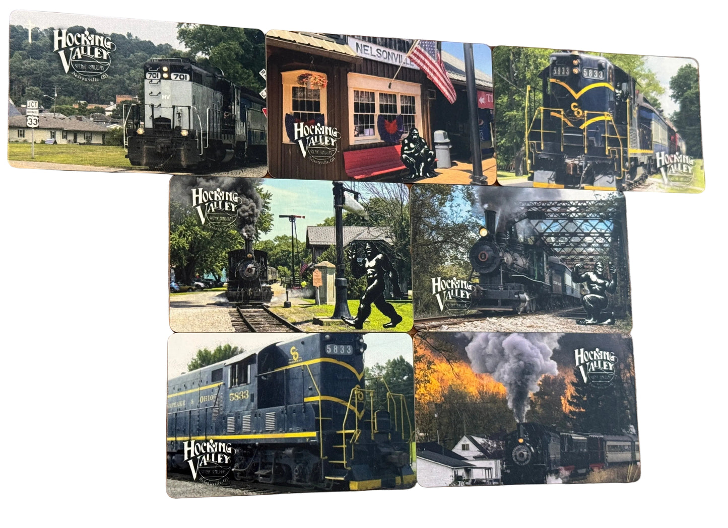 Hocking Valley Scenic Railway Photo Magnet – Milepost Series