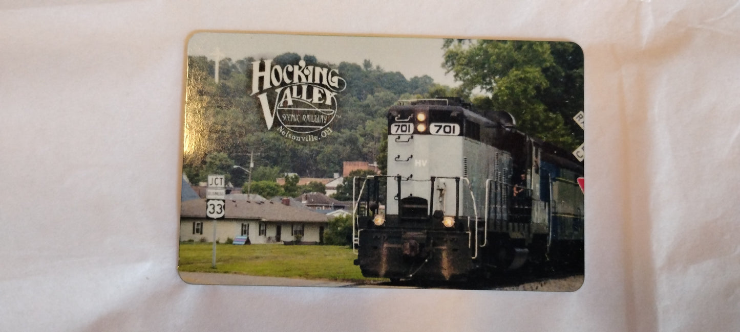 Hocking Valley Scenic Railway Photo Magnet – Milepost Series
